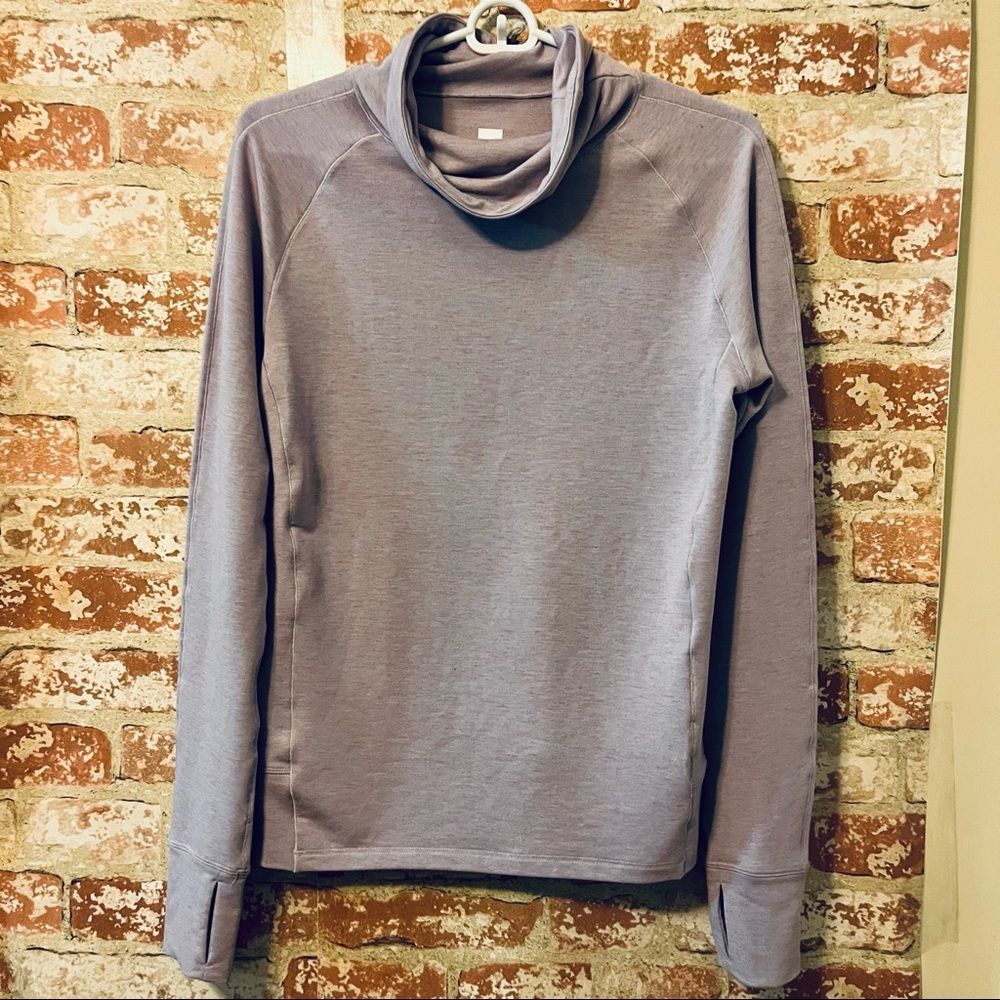 Lole Lite Violet Long Sleeve Sweatshirt Top With Thumbholes Size Small